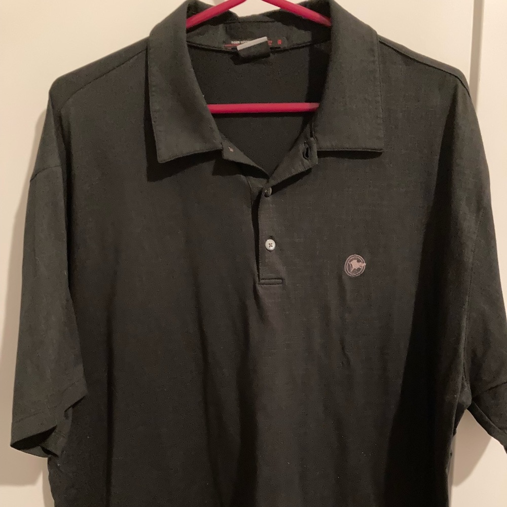 Nike DriFit Tiger Woods Golf Shirt Black